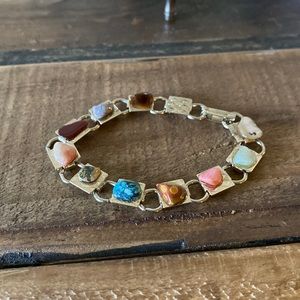 Boho Rock station bracelet